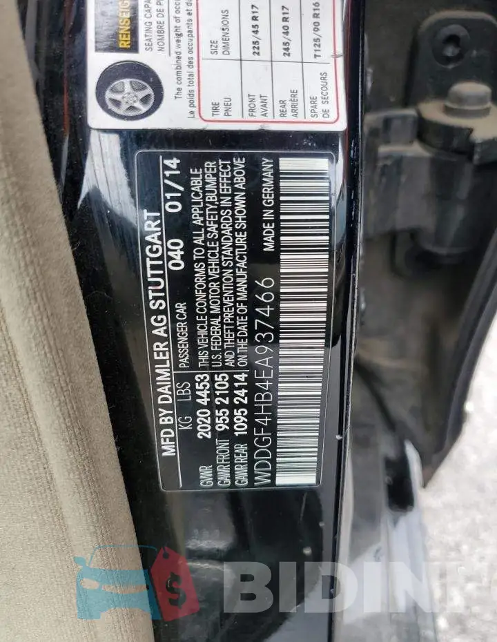 WDDGF4HB4EA937466 Photo# 12