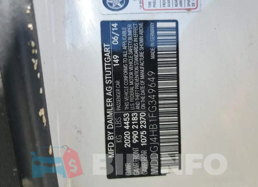 WDDGJ4HB1FG349649 Photo# 12