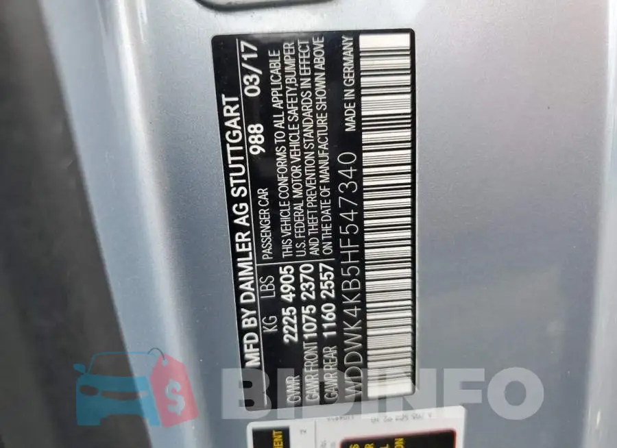 WDDWK4KB5HF547340 Photo# 12