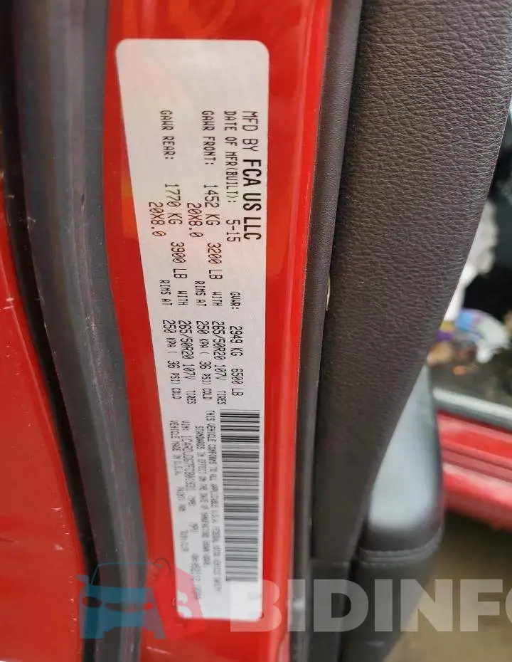 1C4RDJDG7FC801931 Photo# 12