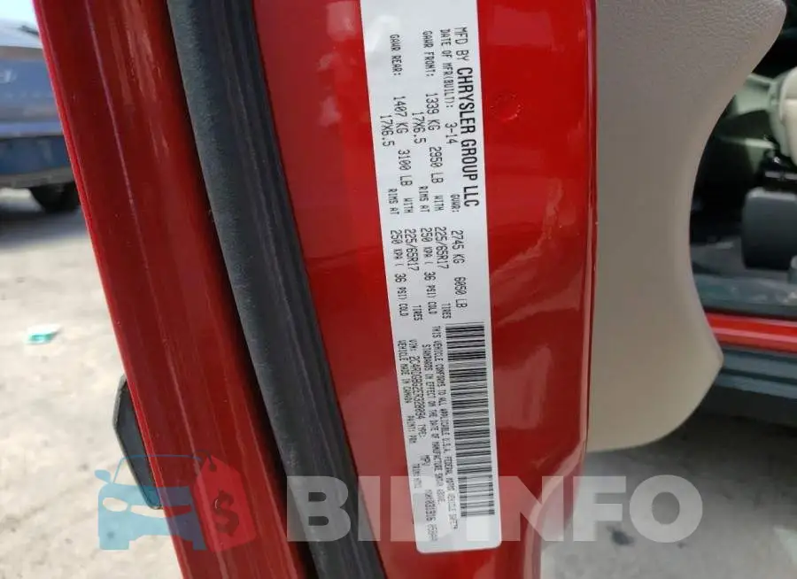 2C4RDGBG2ER328094 Photo# 13