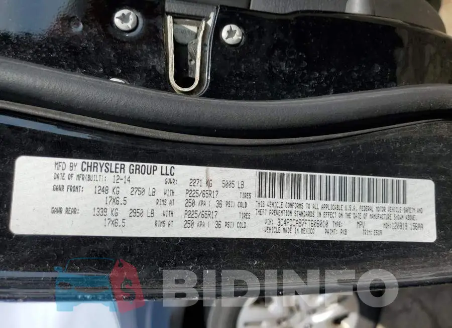 3C4PDCAB7FT606010 Photo# 13