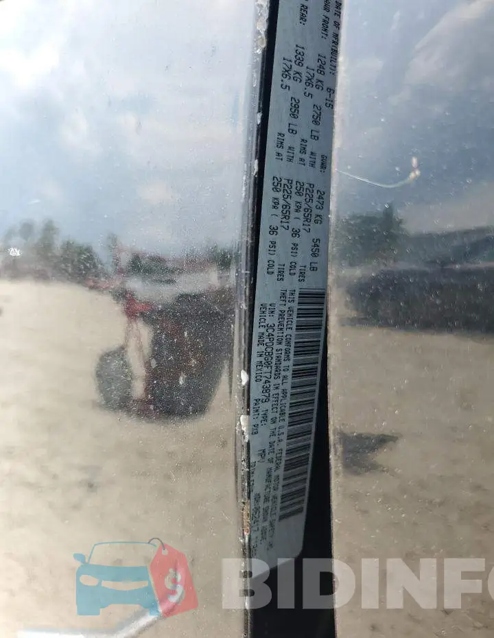 3C4PDCBG0FT743879 Photo# 14