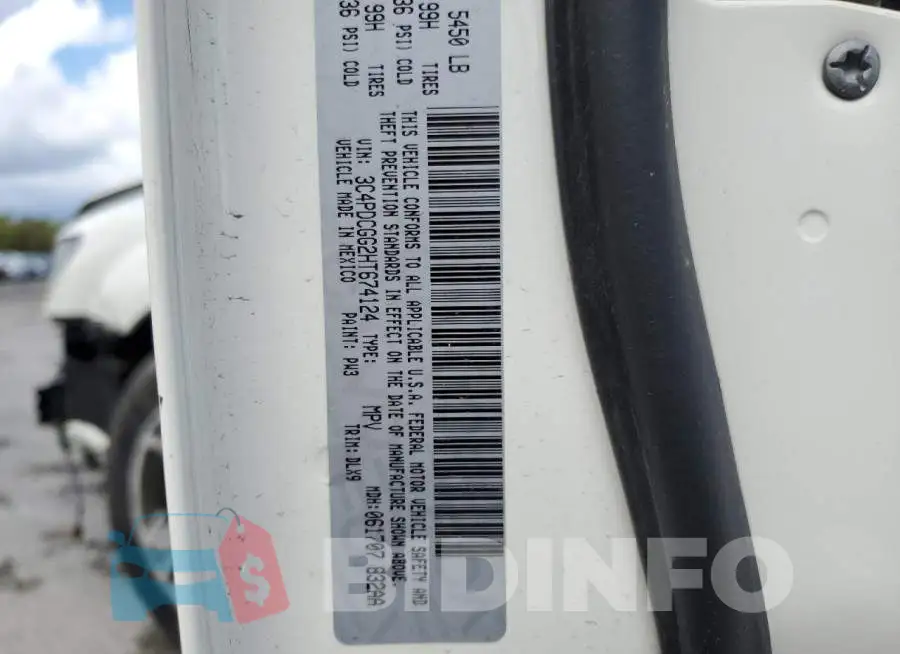 3C4PDCGG2HT674124 Photo# 14