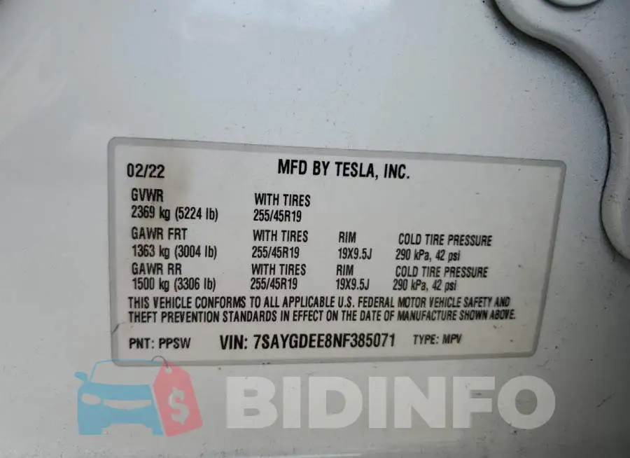 7SAYGDEE8NF385071 Photo# 12