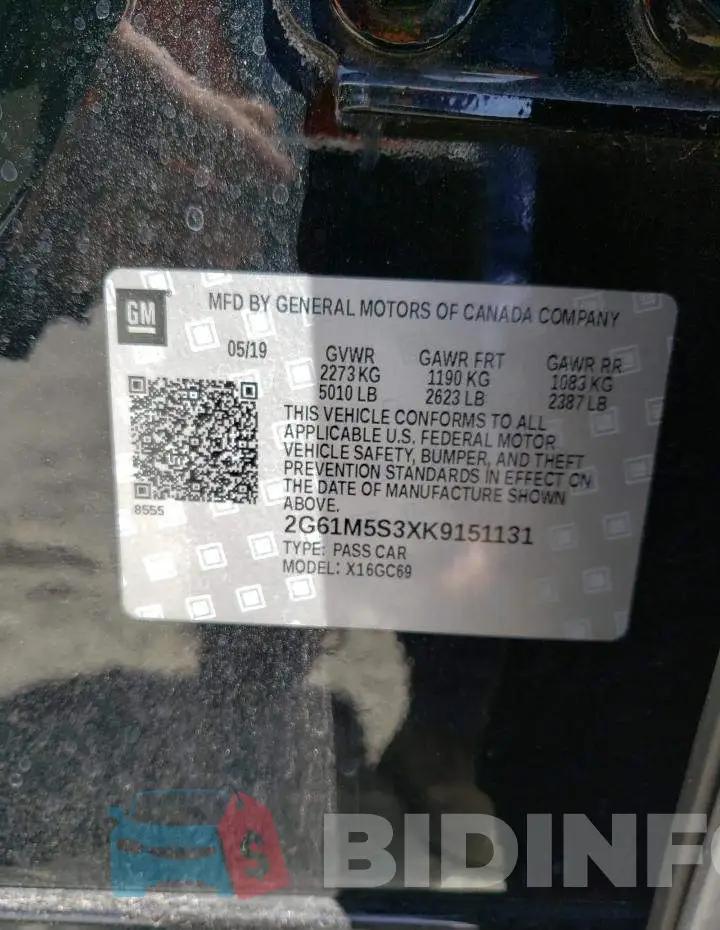 2G61M5S3XK9151131 Photo# 13