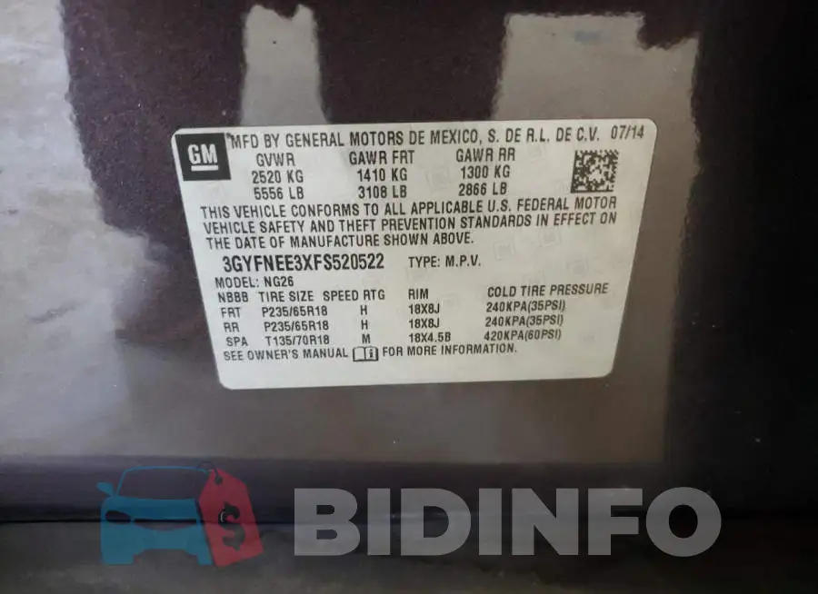 3GYFNEE3XFS520522 Photo# 13