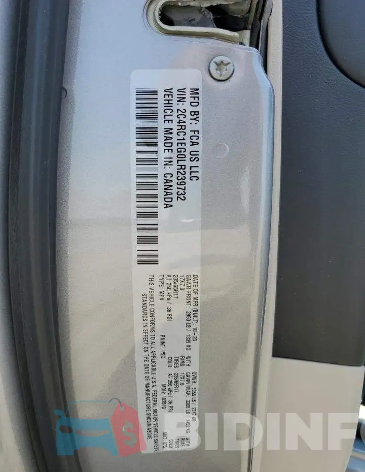 2C4RC1EG0LR239732 Photo# 12