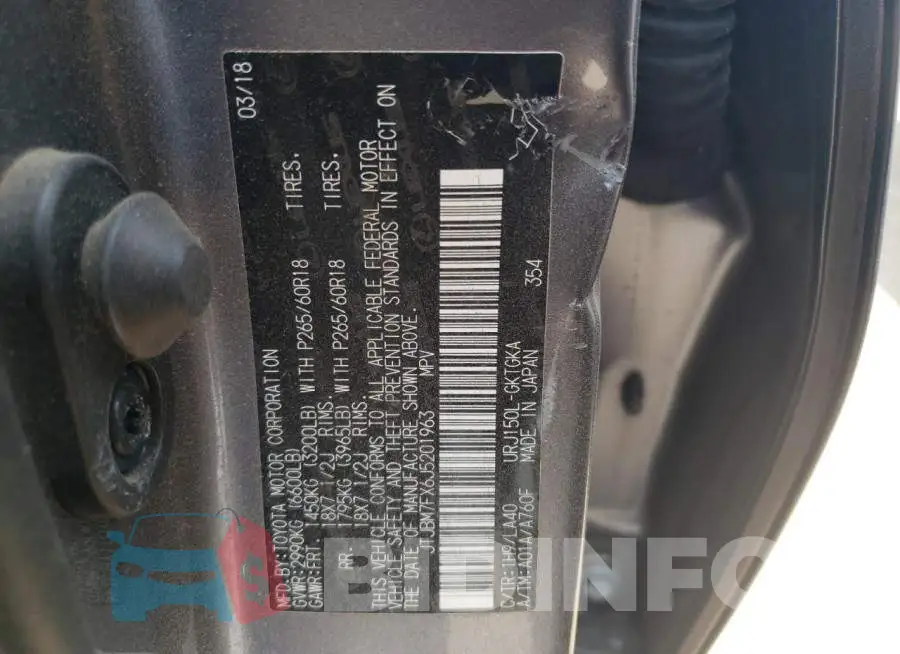 JTJBM7FX6J5201963 Photo# 12