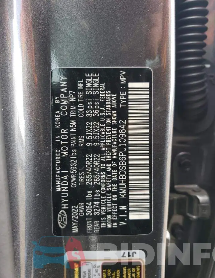 KMUHBDSB6PU109842 Photo# 14