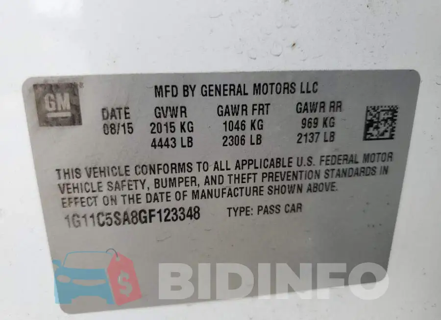 1G11C5SA8GF123348 Photo# 12