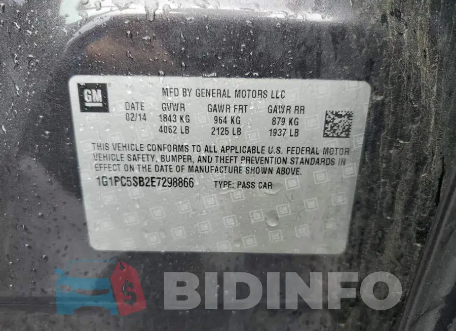 1G1PC5SB2E7298866 Photo# 12