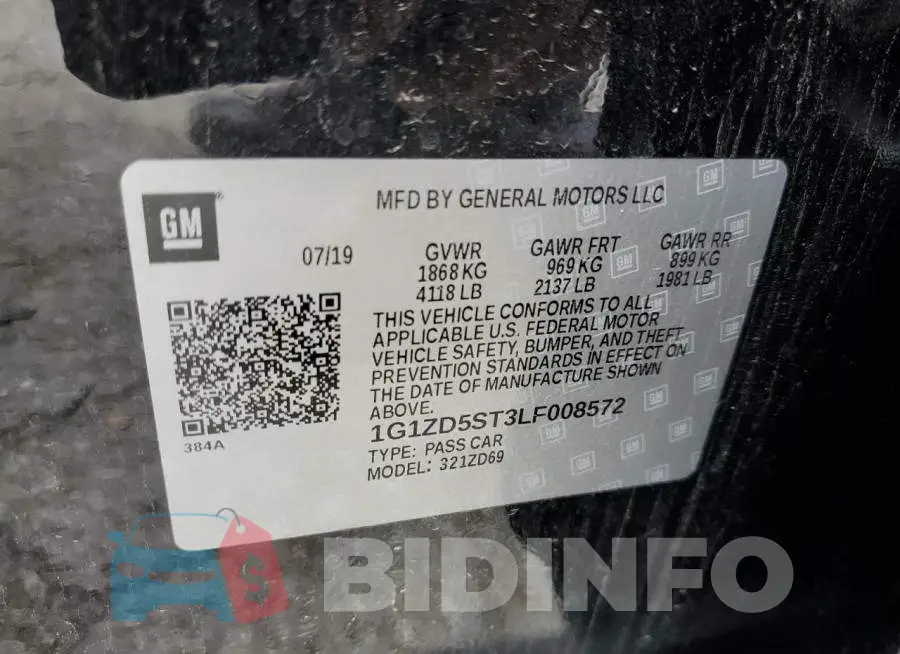 1G1ZD5ST3LF008572 Photo# 12