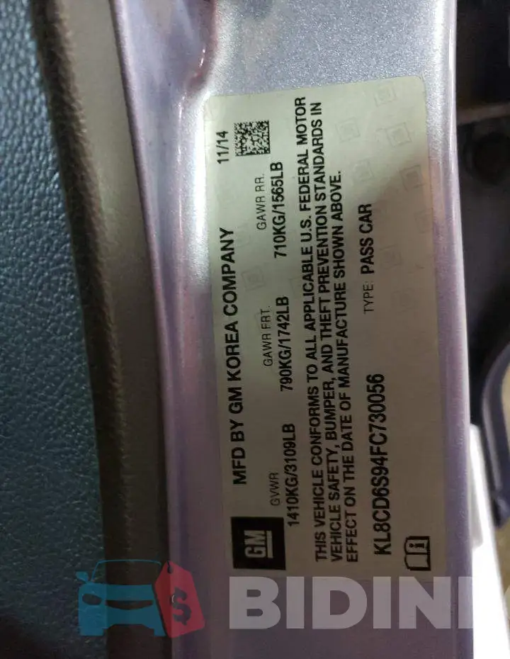 KL8CD6S94FC730056 Photo# 13