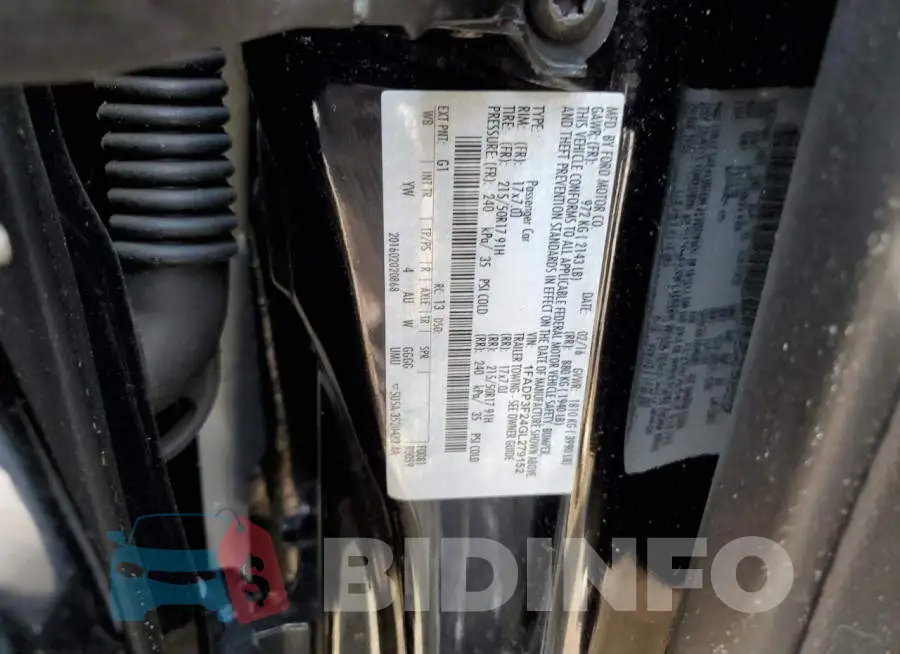 1FADP3F24GL279152 Photo# 12