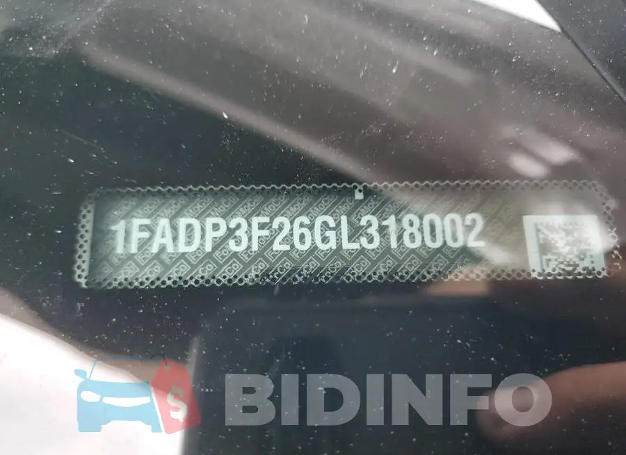 1FADP3F26GL318002 Photo# 13