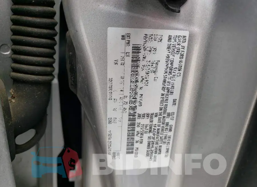 1FADP3F28HL258841 Photo# 12