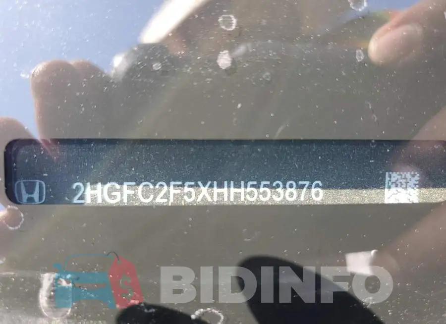 2HGFC2F5XHH553876 Photo# 12