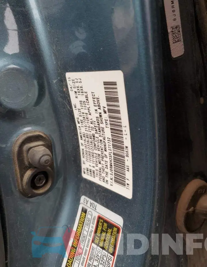 5J6RM4H35FL071732 Photo# 14