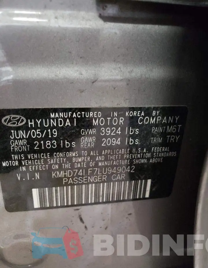 KMHD74LF7LU949042 Photo# 10