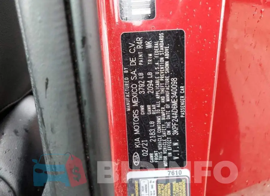3KPF24AD6ME340098 Photo# 13