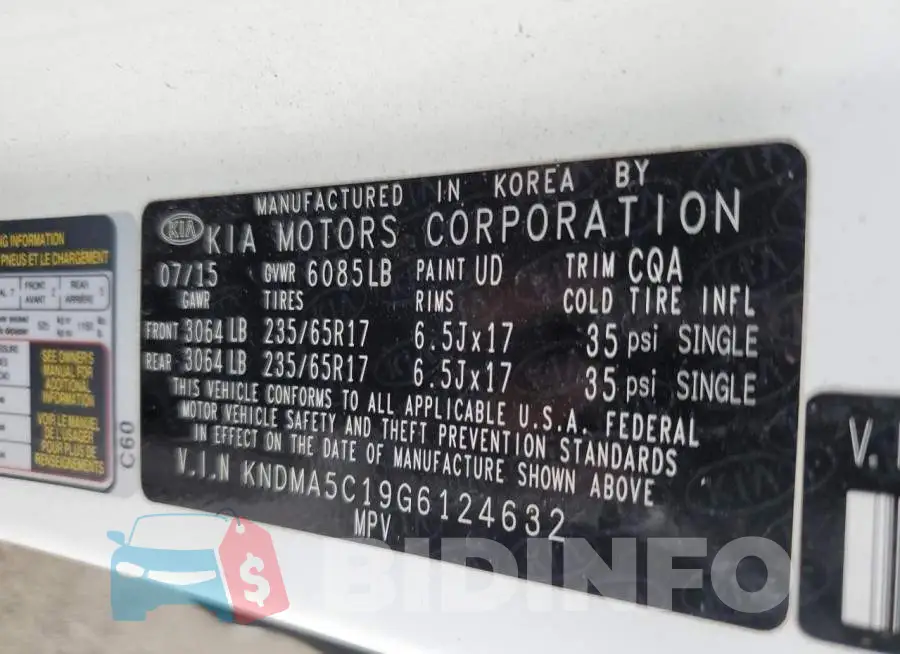 KNDMA5C19G6124632 Photo# 13