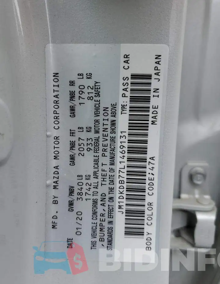 JM1DKDB77L1469131 Photo# 13