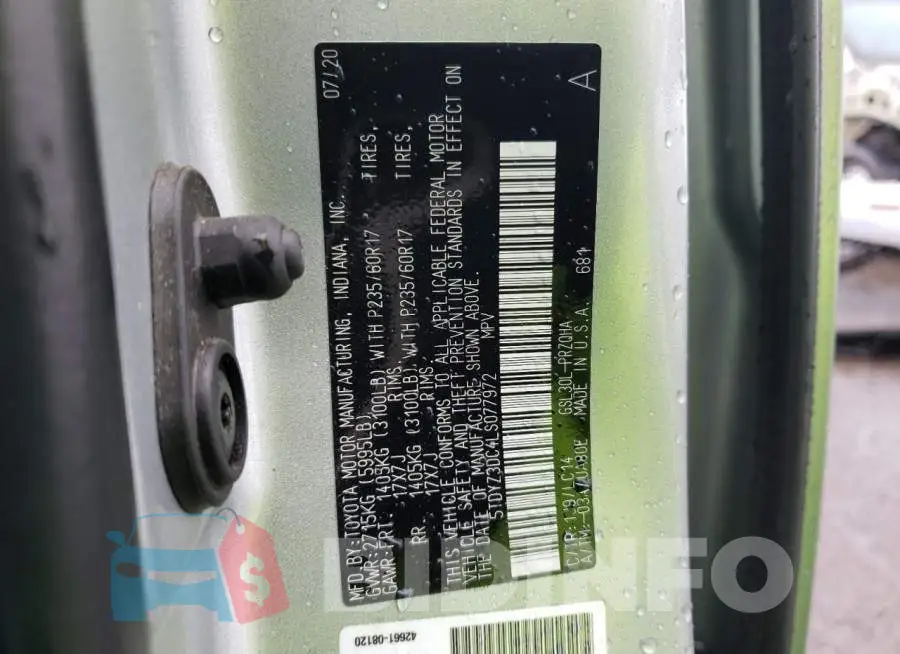 5TDYZ3DC4LS077972 Photo# 14