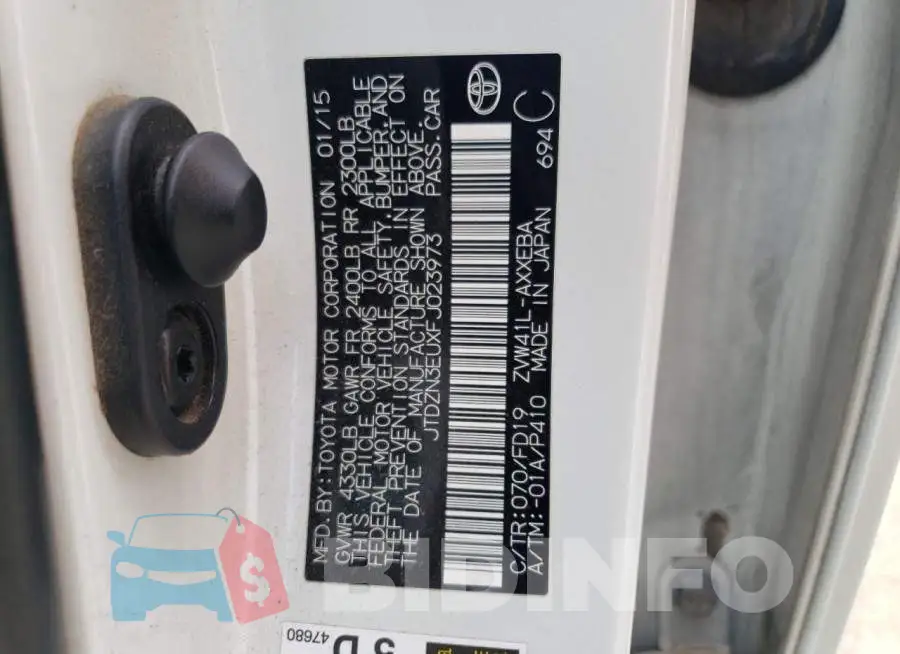 JTDZN3EUXFJ023973 Photo# 12