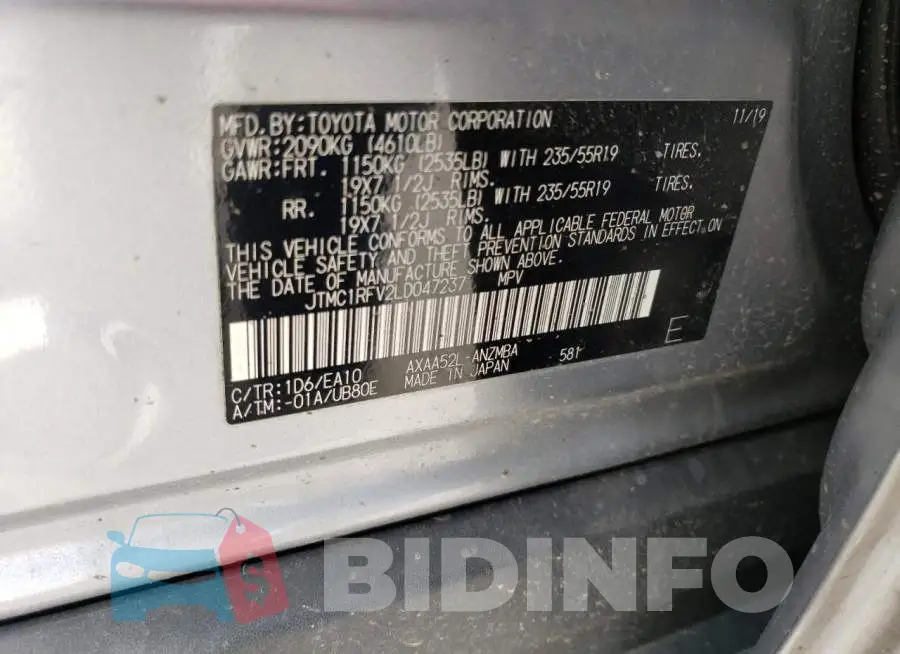 JTMC1RFV2LD047237 Photo# 13