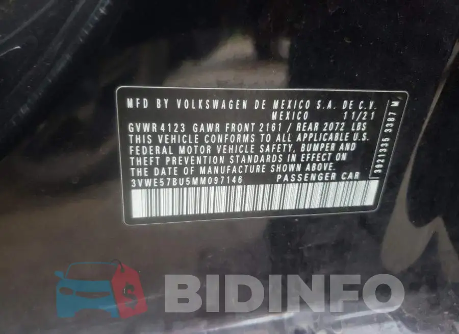 3VWE57BU5MM097146 Photo# 12