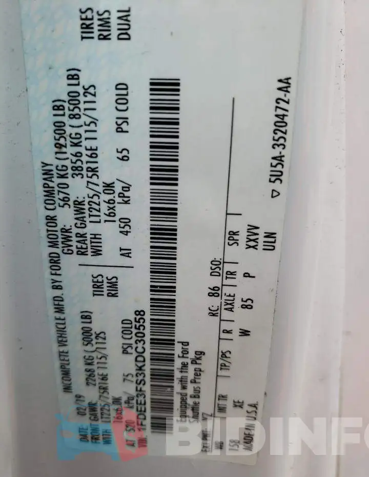 19UUB2F57FA000463 Photo# 10