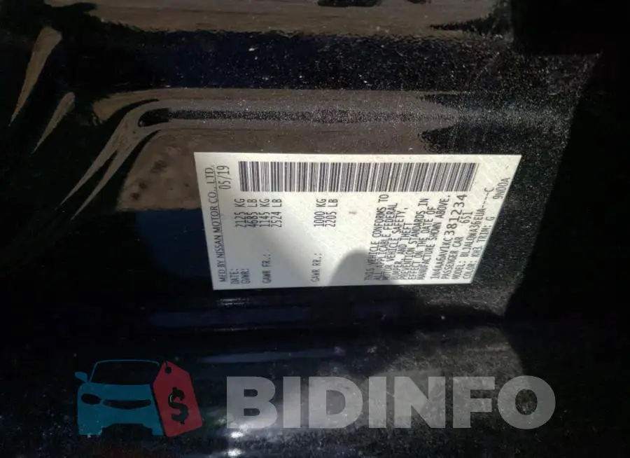 1N4AA6AV1KC381234 Photo# 12