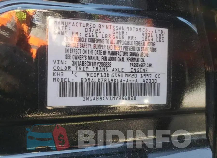 3N1AB8CV1MY256828 Photo# 12
