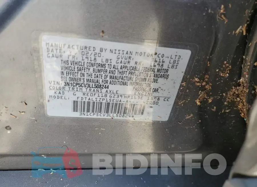 3N1CP5CV3LL508244 Photo# 13