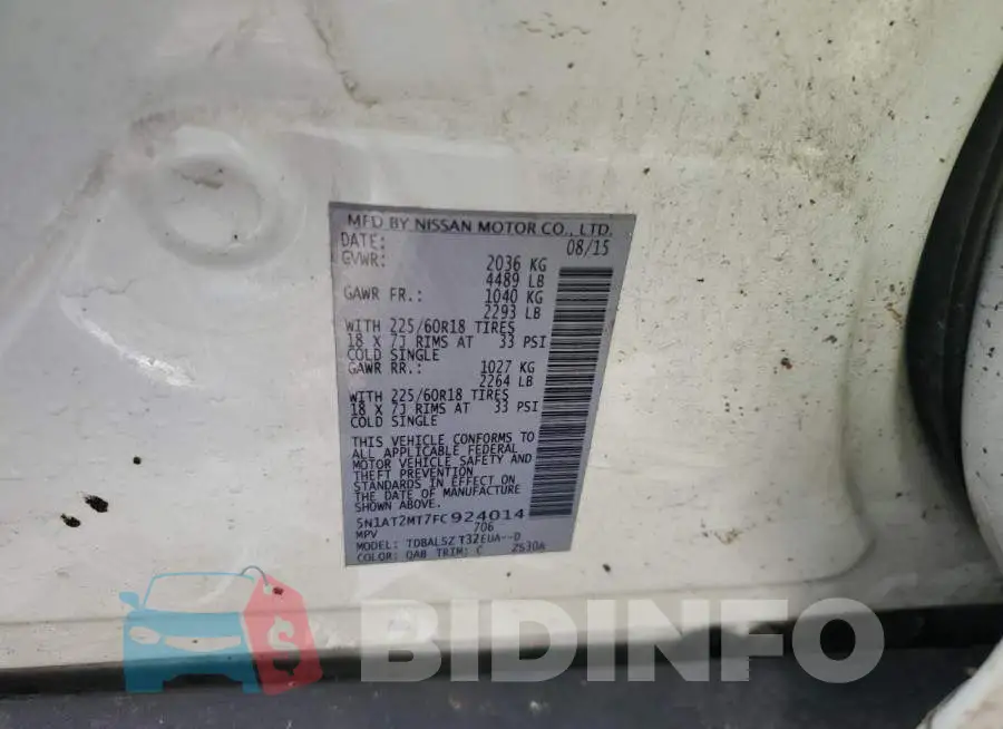 5N1AT2MT7FC924014 Photo# 13