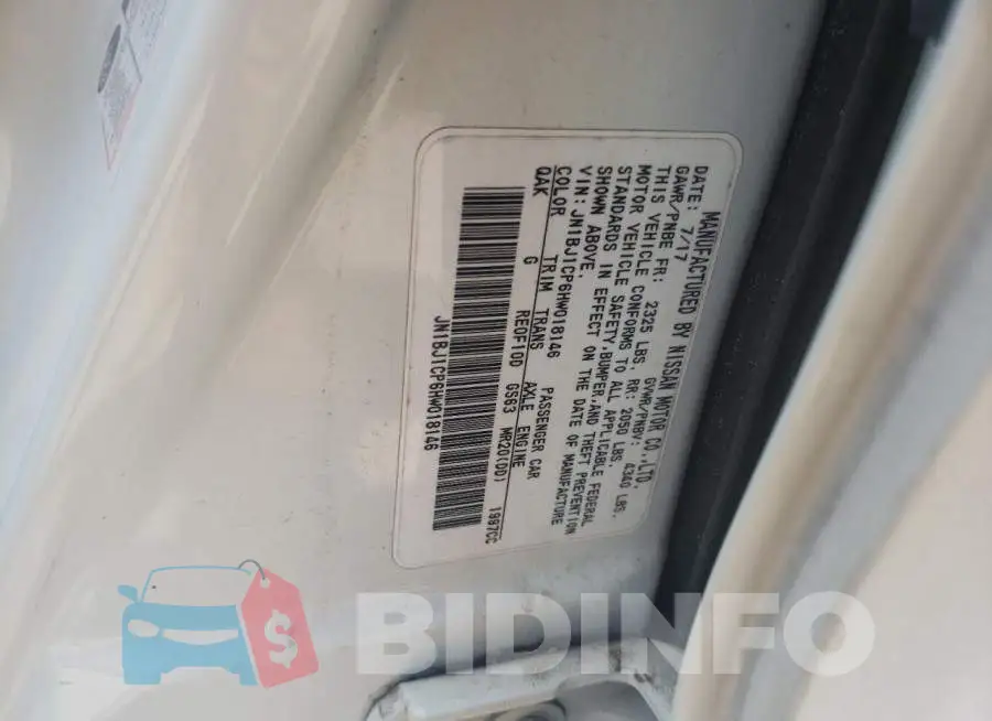 JN1BJ1CP6HW018146 Photo# 12