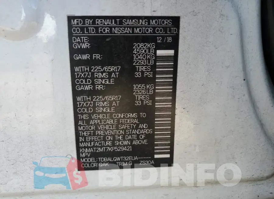 KNMAT2MT7KP529421 Photo# 13