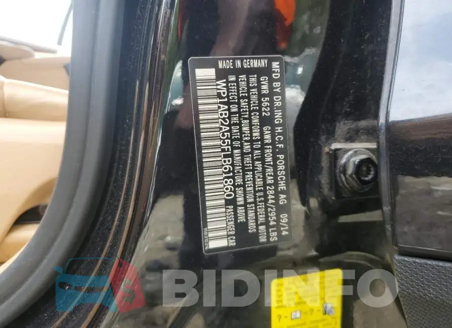 WP1AB2A55FLB61860 Photo# 13