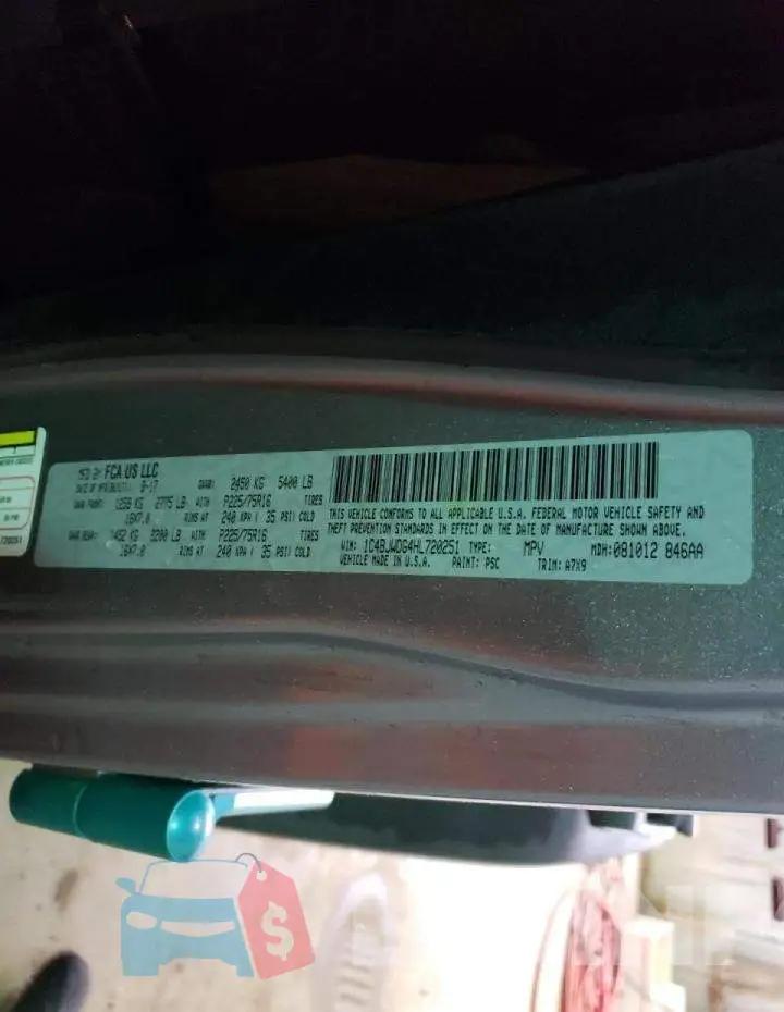 1C4BJWDG4HL720251 Photo# 12