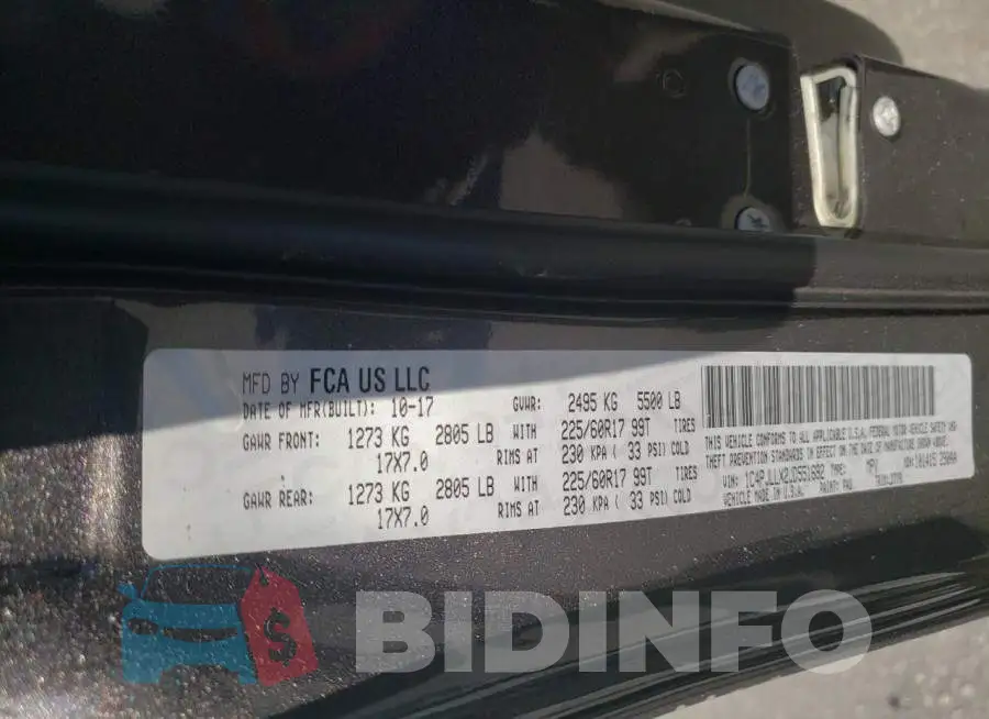 1C4PJLLX2JD551692 Photo# 14