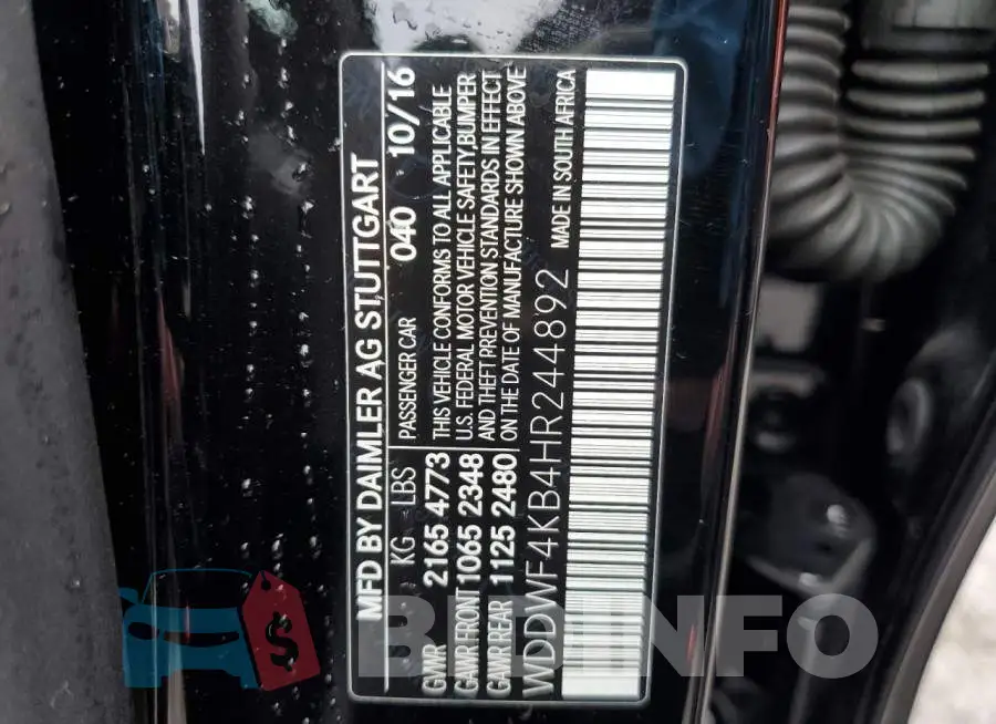 WDDWF4KB4HR244892 Photo# 12