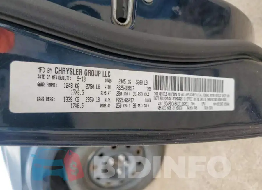 3C4PDCABXET116031 Photo# 12