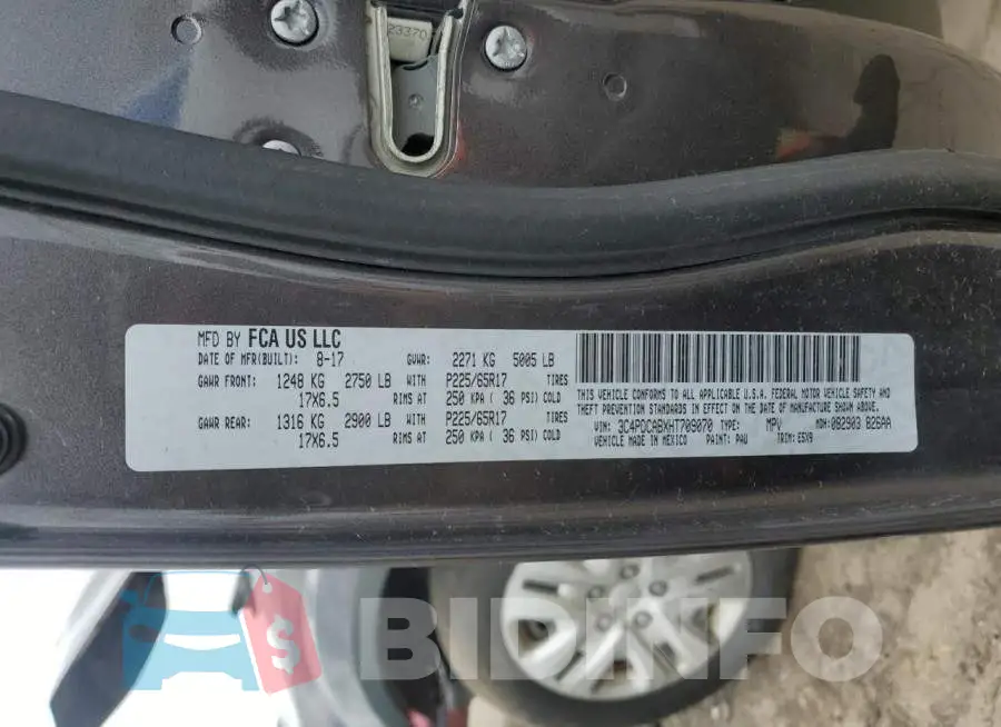 3C4PDCABXHT709070 Photo# 13