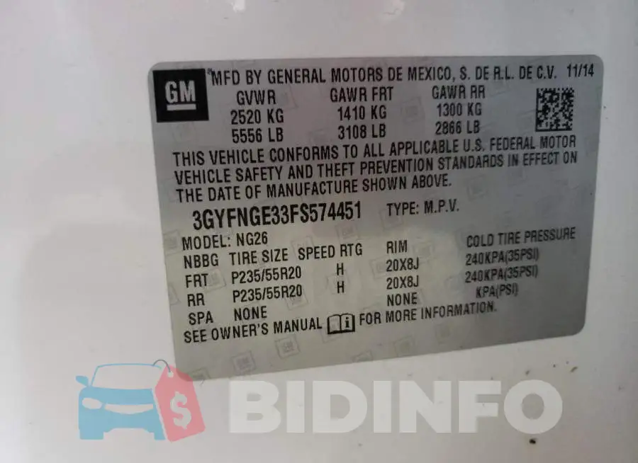 3GYFNGE33FS574451 Photo# 13