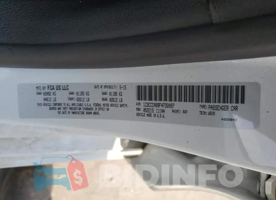 1C3CCCAB9FN732097 Photo# 13
