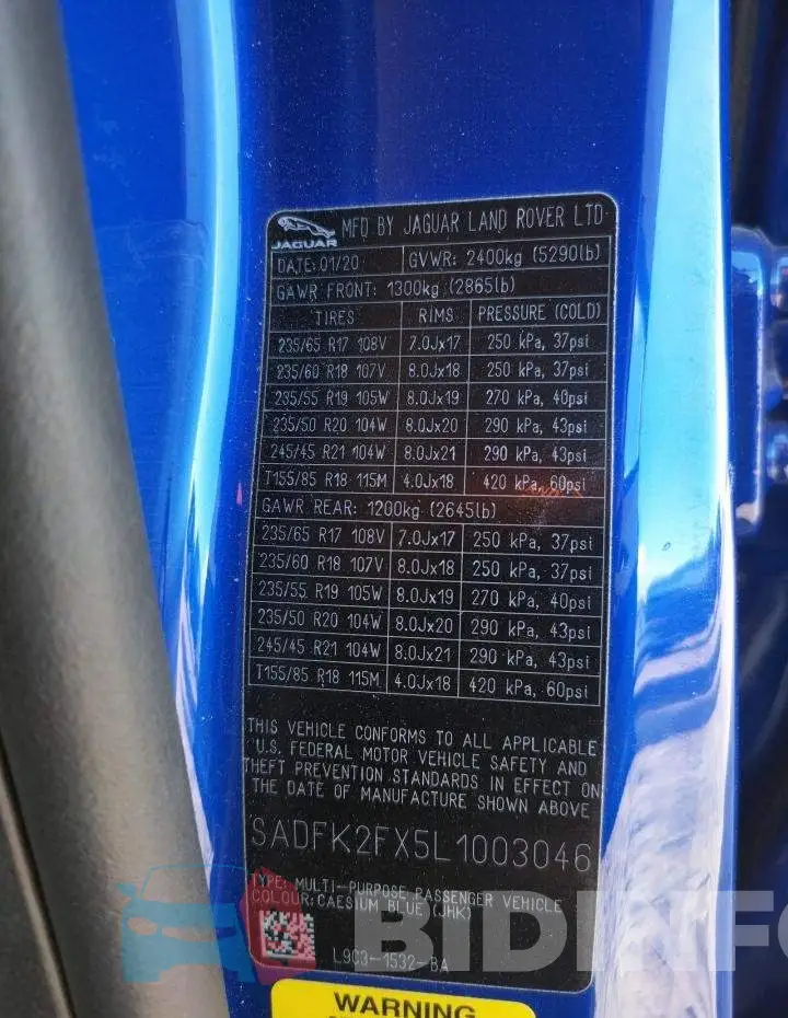 SADFK2FX5L1003046 Photo# 12