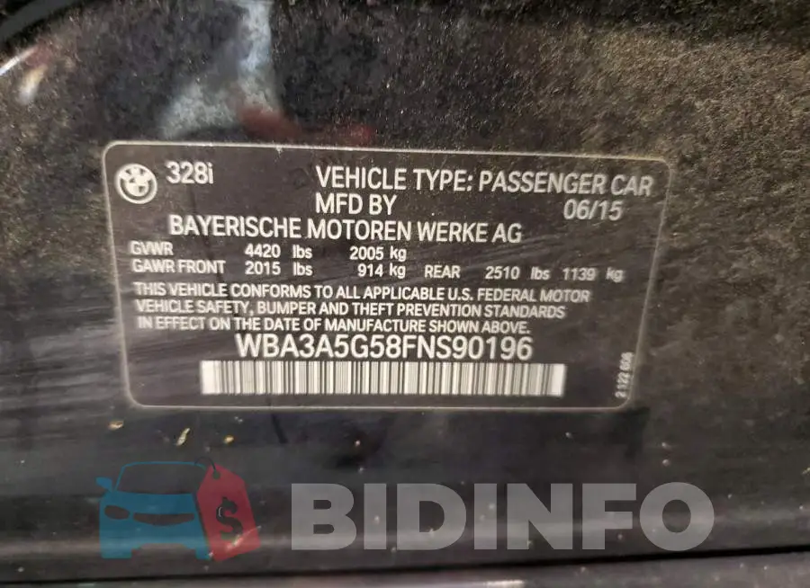 WBA3A5G58FNS90196 Photo# 12