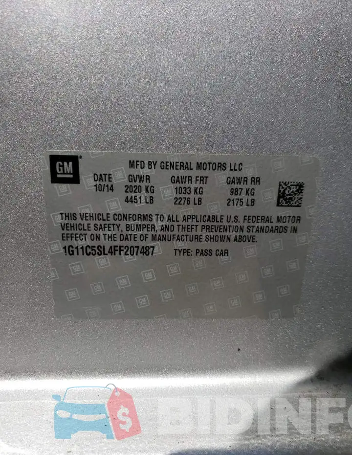 1G11C5SL4FF207487 Photo# 12