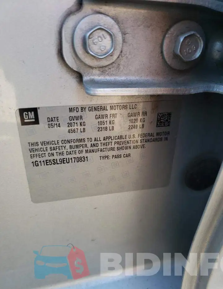 1G11E5SL9EU170831 Photo# 12